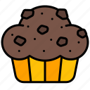muffin, cupcake, sweet, fast, food, menu