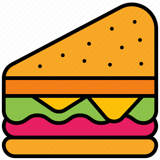 Sandwich, bread, meal, fast, food, menu icon - Download on Iconfinder