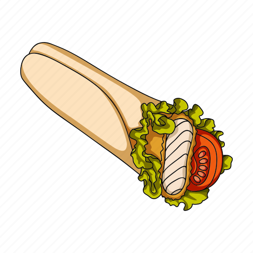 Cooking, fast food, food, ingradient, restaurant, roll, stuffing icon - Download on Iconfinder