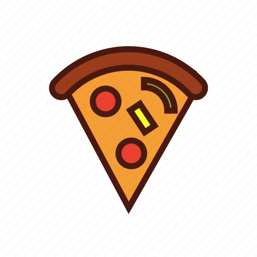 Fast, food, italian, pepperoni, pizza, slice icon - Download on Iconfinder