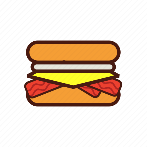 Breakfast, fast, food, mcmuffin, sandwich, sausage icon - Download on Iconfinder