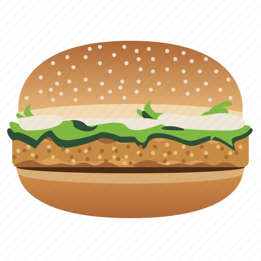 Burger, chicken burger, fast, food, hamburger, snack icon - Download on Iconfinder