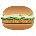 burger, chicken burger, fast, food, hamburger, snack