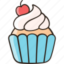 cupcake, dessert, food, sweet, bakery, cake