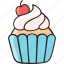 cupcake, dessert, food, sweet, bakery, cake 