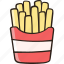 french fries, junk food, takeaway, fast food, fried potato 