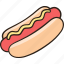 hot dog, sausage, fast food, takeaway, junk food 