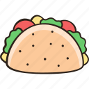 taco, mexican food, junk food, tortilla, fast food, takeaway