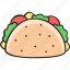 taco, mexican food, junk food, tortilla, fast food, takeaway 