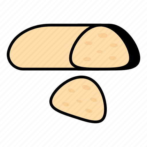 Baguette, loaf bread, edible, snack, breakfast icon - Download on Iconfinder