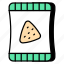 nachos packet, snack, food, edible, eatable 