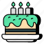 cake, edible, birthday cake, cherry cake, bakery item 