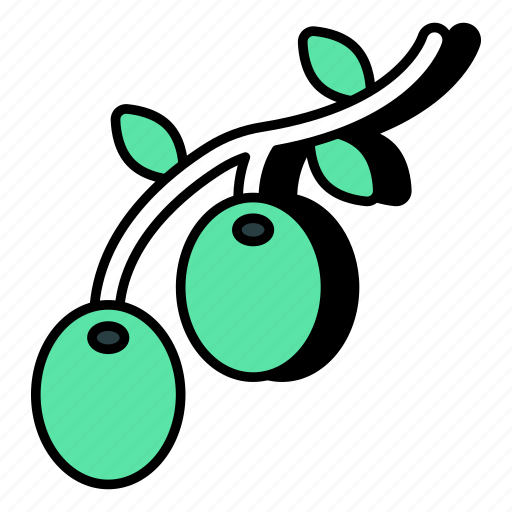 Olives, olea, fruit, edible, nutritious diet icon - Download on Iconfinder