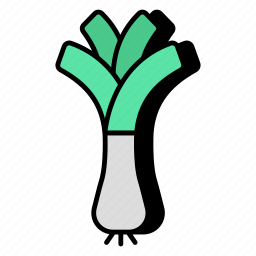 Green garlic, vegetable, veggie, edible, eatable icon - Download on Iconfinder
