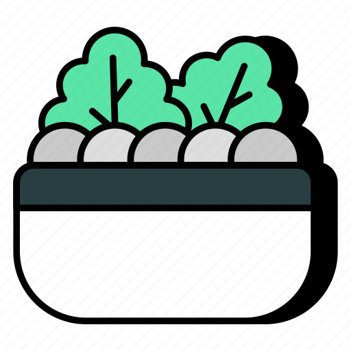 Salad bowl, healthy diet, meal, edible, eatable icon - Download on Iconfinder