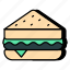 sandwich, fast food, junk food, edible, cheeseburger 