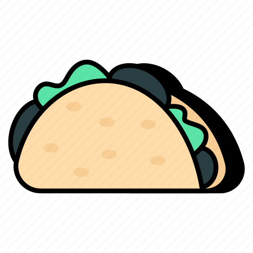 Taco, fast food, meal, edible, eatable icon - Download on Iconfinder