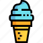 cone, fast, food, ice cream, sweet 
