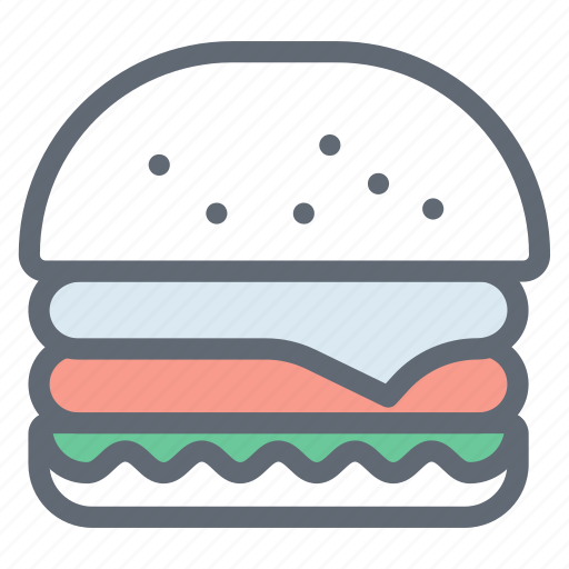 Cheeseburger, bun, fast, food icon - Download on Iconfinder