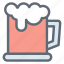 cup, mug, pub, glass, lager, alcohol, beer 