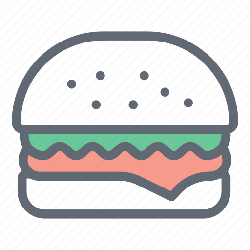 Cheeseburger, bun, fast, food icon - Download on Iconfinder