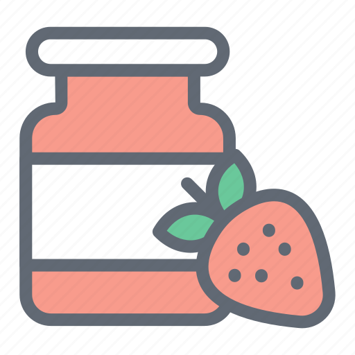 Nutrition, food, confiture, glass, jar, jam icon - Download on Iconfinder