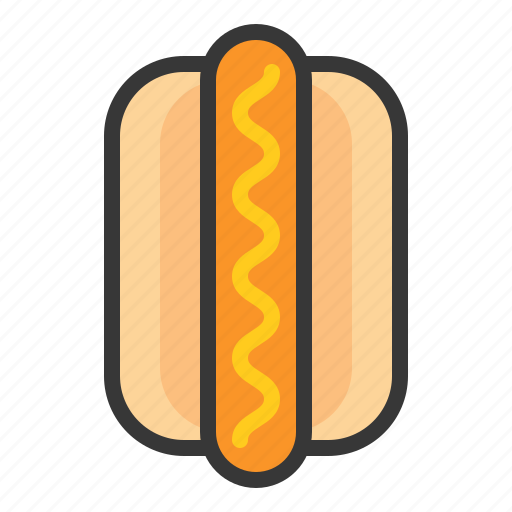 Fast food, food, hot dog, junk food, sandwich icon - Download on Iconfinder