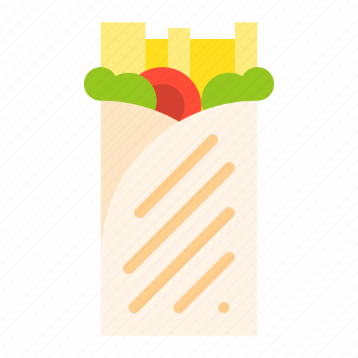 Burrito, fast food, food, junk food, mexican food, sandwich icon - Download on Iconfinder