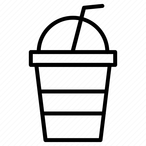 Plastic, cup, beverage, soda, straw icon - Download on Iconfinder