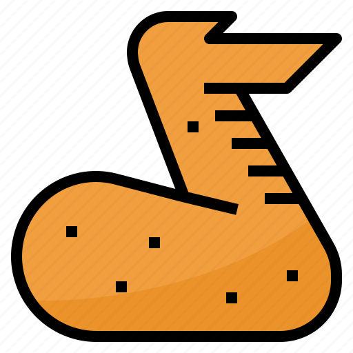 Baked, buffalo, chicken, wing icon - Download on Iconfinder