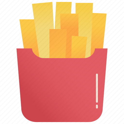 Crispy, french, fries, potato, snack icon - Download on Iconfinder