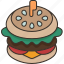 hamburger, cheeseburger, food, bread, tasty 
