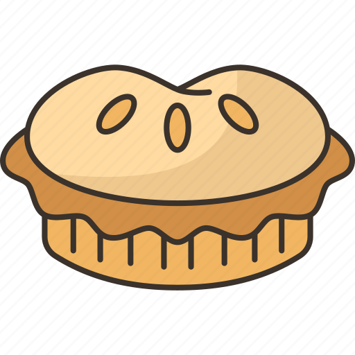 Pie, apple, baked, tart, stuffing icon - Download on Iconfinder