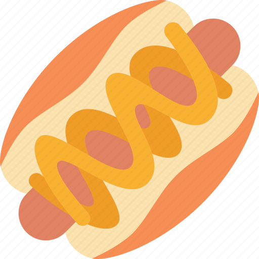 Hotdog, sausage, food, lunch, tasty icon - Download on Iconfinder