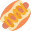 hotdog, sausage, food, lunch, tasty 