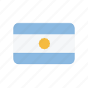 argentina, flag, south america
