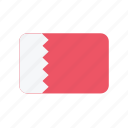 bahrain, flag, map