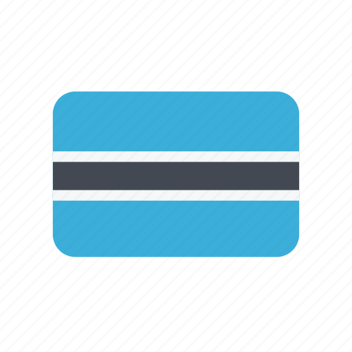 Botswana, flag icon - Download on Iconfinder on Iconfinder