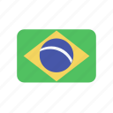 brazil, flag, south america 