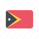 east, timor, flag 