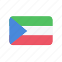 equatorial, guinea, flag