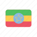 ethiopia, flag, africa, nation