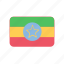 ethiopia, flag, africa, nation 