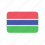 gambia, flag 