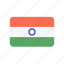 india, flag, asia, country 