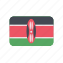 kenya, flag, africa