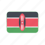 kenya, flag, africa 