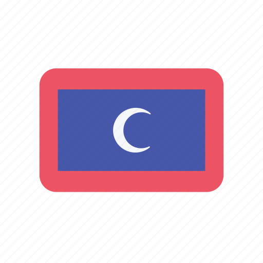 Maldives, flag, moon icon - Download on Iconfinder