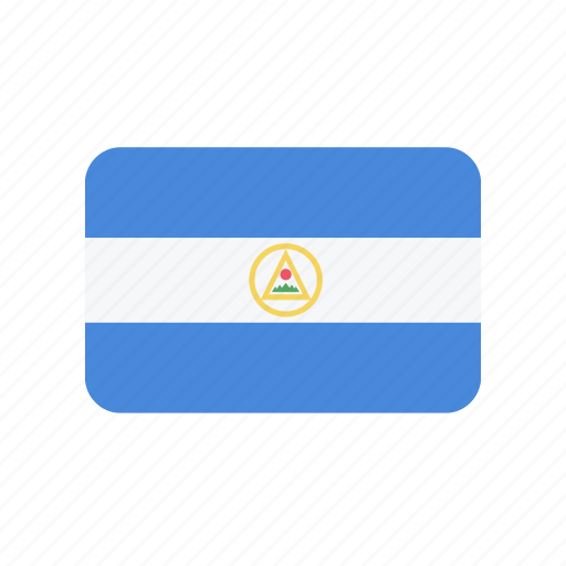 Nicaragua, flag, map icon - Download on Iconfinder