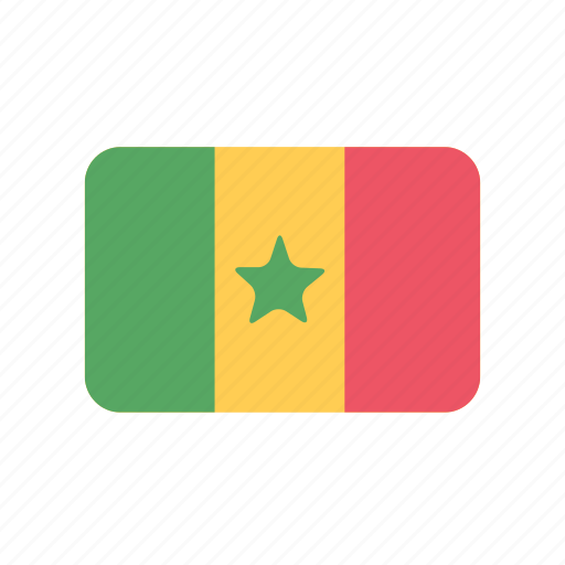 Senegal, flag, flags, tribe, africa, star icon - Download on Iconfinder